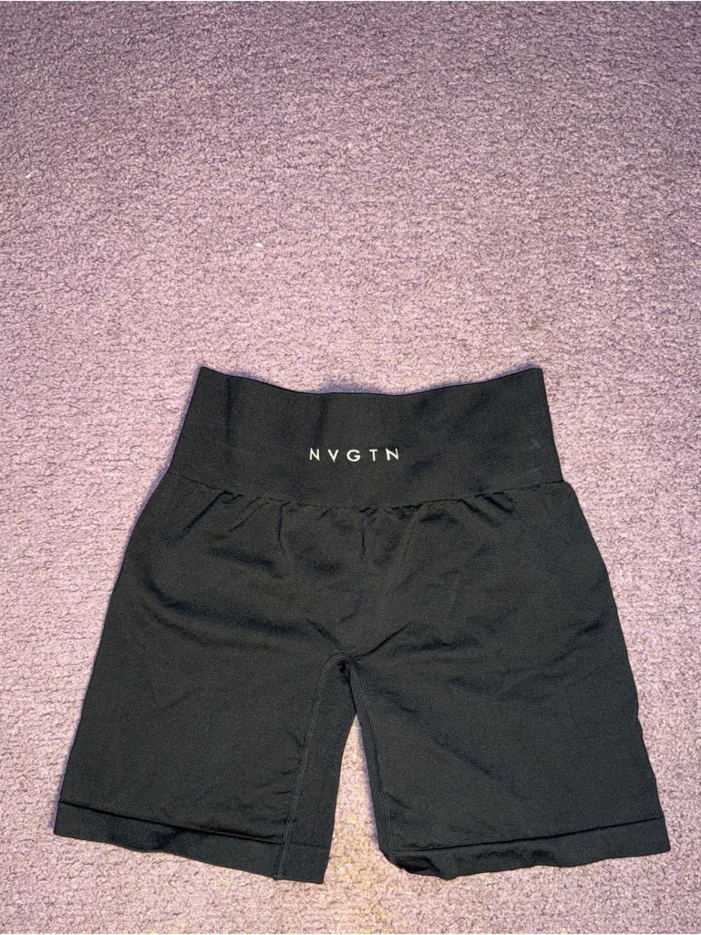 NVGTN Women’s High-Waisted Black Bike Shorts